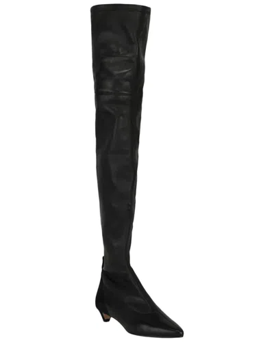 Givenchy Over-the-knee Kitten Heel Boot In Black