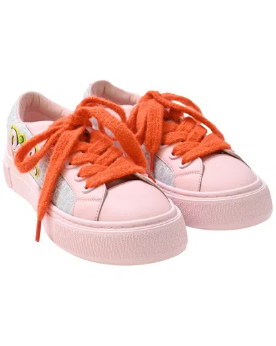 Dior Men's Leather X Kaws B33 Spin Sneaker (authentic Pre-loved) In Multi