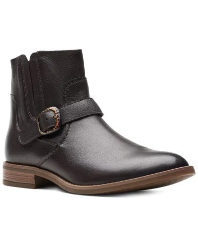 Clarks Camzin Loop Leather Boot In Brown