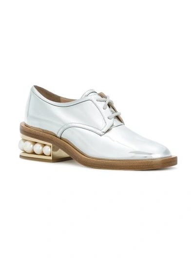 Shop Nicholas Kirkwood 35mm Casati Pearl Derby Shoes