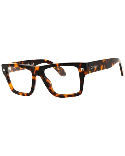 Off-white ™ Men's Style 75 53mm Optical Frames In Brown