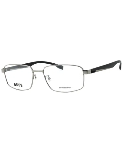 Hugo Boss Men's Boss 1470/f 57mm Optical Frames In Silver