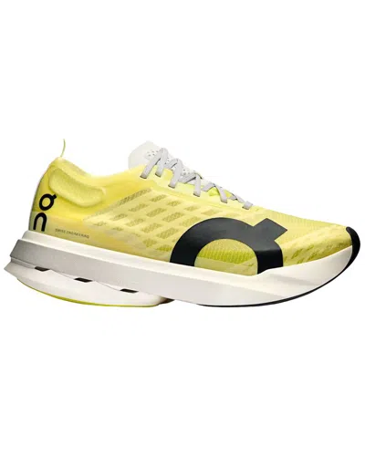 On Running Cloudboom Strike Running Shoe In Yellow