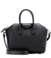 Givenchy Antigona Mini Leather Shoulder Bag In Black