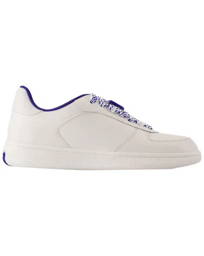 Burberry Women's Calfskin Terrace Sneaker In White