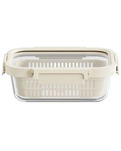 Genicook 2pc Colander Container Set
