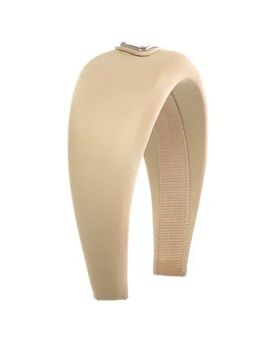 Prada Logo Headband In Brown