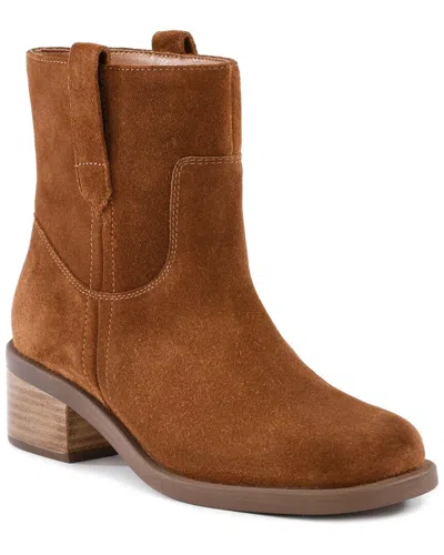 Seychelles Cozy Block Heel Bootie In Brown