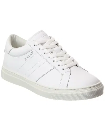Bally Hedey Leather Sneaker In White