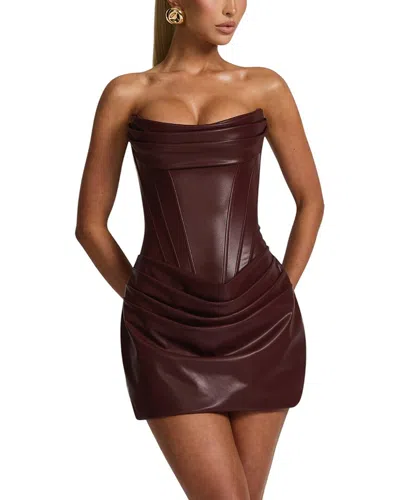 Monique Lagarde Mini Dress In Brown