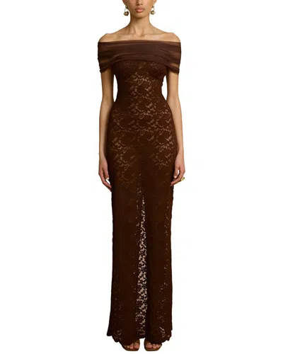 Homeyee Maxi Dress In Brown