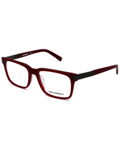 Karl Lagerfeld Unisex Kl912 54mm Optical Frames In Red