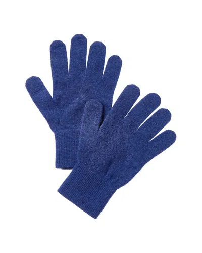 Brodie Cashmere Classic Cashmere Gloves In Blue