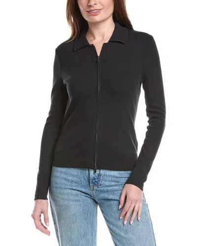 Grey State Top In Black