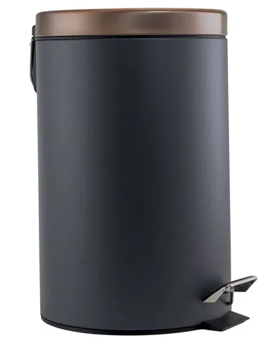 Elama 1-gallon Trash Can In Black