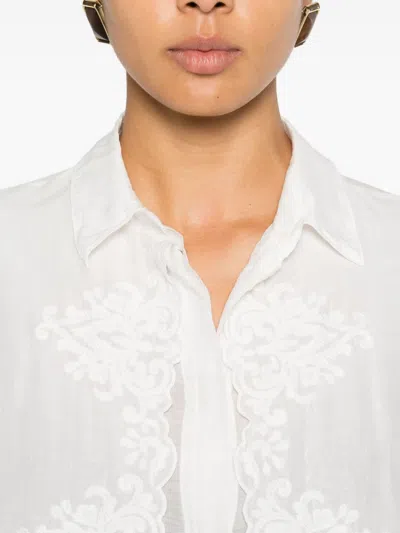 Forte Forte Embroidered Shirt In White
