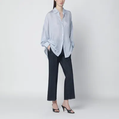 Dries Van Noten Indigo Denim Trousers In Blue