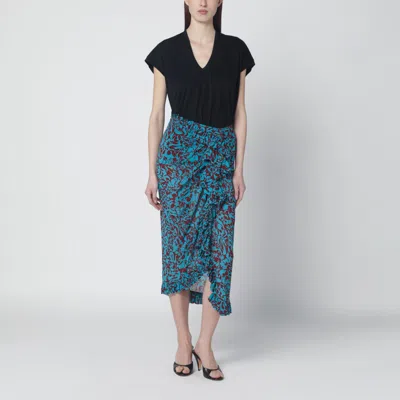 Dries Van Noten Black V-neck T-shirt In Black