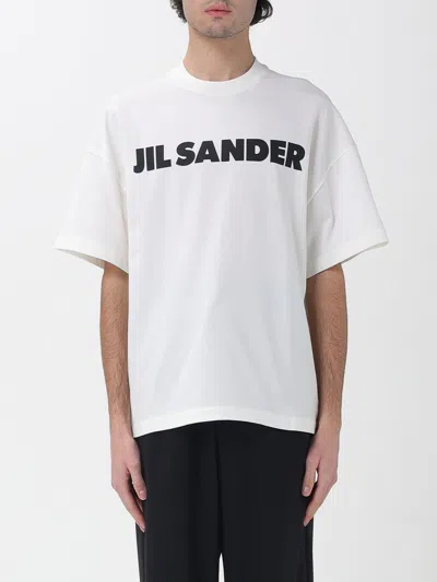 Jil Sander Logo-print Cotton T-shirt In White