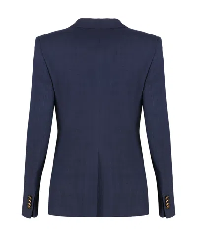 Tagliatore Tory Burch Single Button Blazer Jacket In Black
