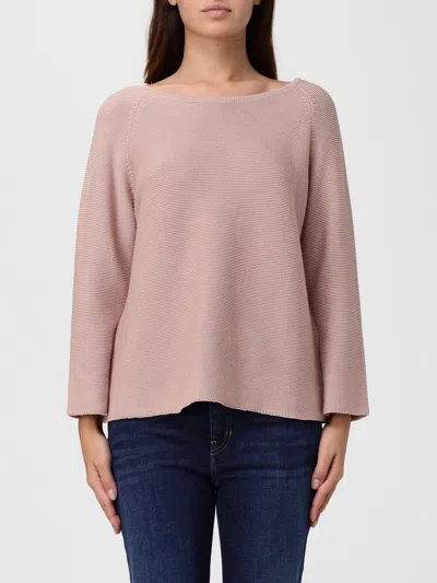 Weekend Max Mara Addotto Boat Neck Sweater In Pink