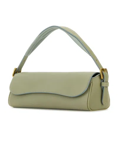 Jm Davidson Bonny Leather Tote Bag In Gray