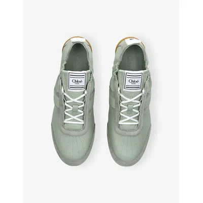 Chloé Kick Sneakers In Green