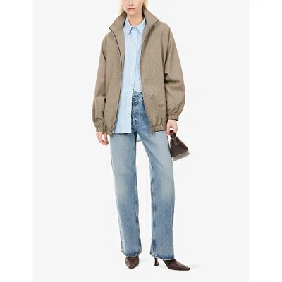 Agolde Conclusion Blue Regenerated Cotton Arc Criss Cross Jeans