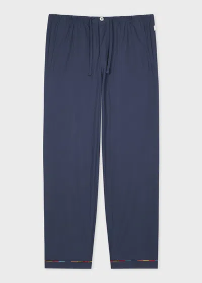 Paul Smith Buttoned Drawstring Two-piece Pyjamas In Blue