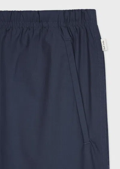 Paul Smith Buttoned Drawstring Two-piece Pyjamas In Blue