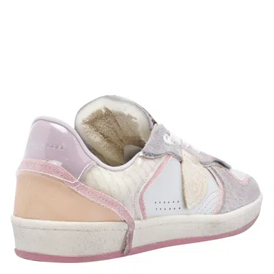 Philippe Model Multicolor Patchwork Goatskin Sneaker In Multi
