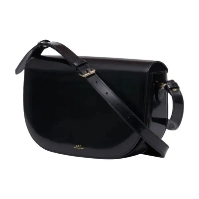 A.p.c. A. P.c. Mini Handbag 10 X 6.5 X 3 Cm With Adjustable Strap In Black