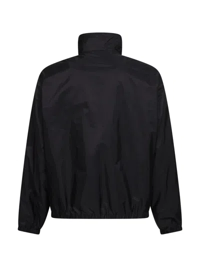 Prada Reversible Zip-up Jacket With Triangle-logo In Black