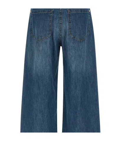 Brunello Cucinelli Women Wide Leg Jeans In Blue