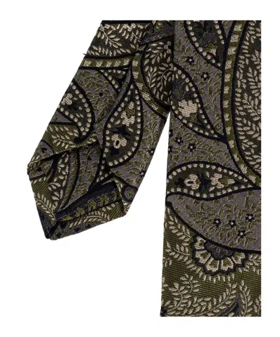 Etro Paisley-patterned Tie In Black