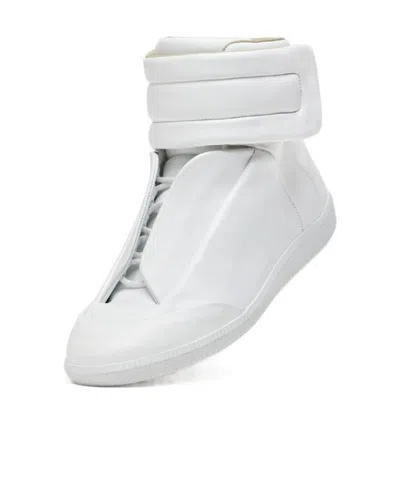 Maison Margiela Future Sneaker With Padded Ankle Strap For Men In White