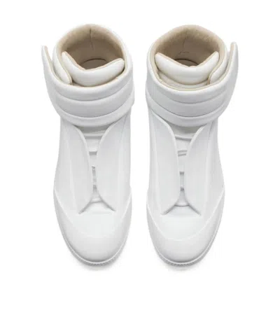 Maison Margiela Future Sneaker With Padded Ankle Strap For Men In White