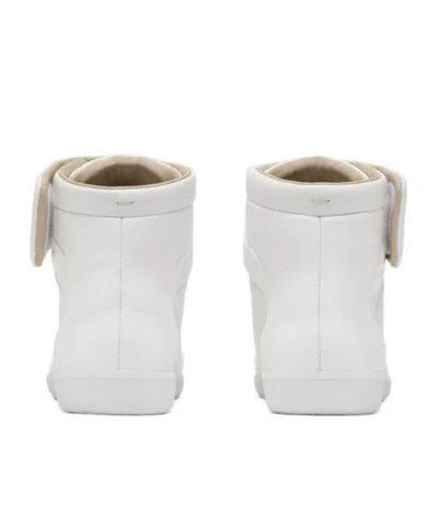 Maison Margiela Future Sneaker With Padded Ankle Strap For Men In White