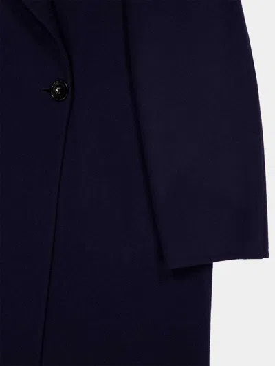 Stella Mccartney Double-breasted Wool Coat In Black