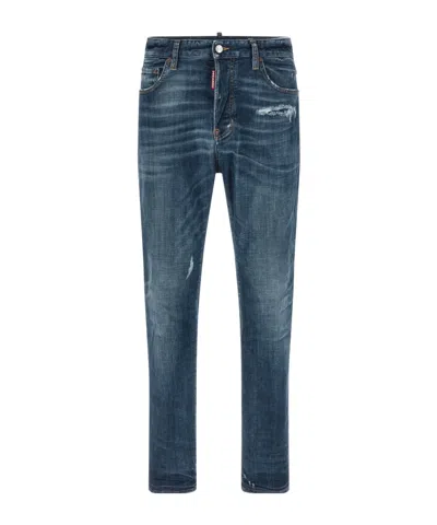 Dsquared2 Stonewashed-effect Straight Jeans In Multi