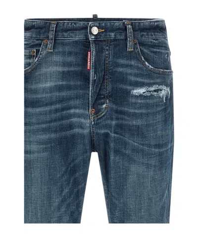 Dsquared2 Stonewashed-effect Straight Jeans In Multi