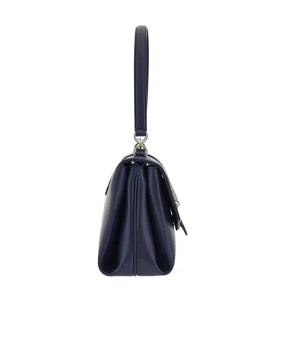 Ferragamo Front Flap Handbag (s) In Blue