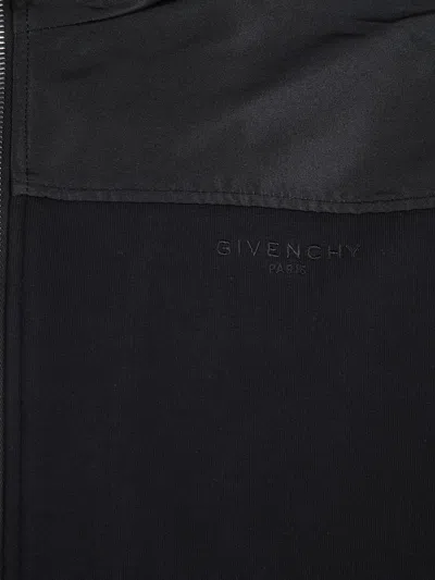 Givenchy 4g Jacquard Windbreaker Jacket In Black