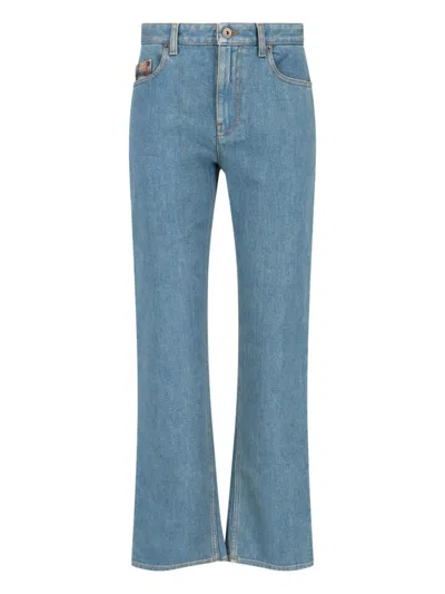 Burberry Bootcut Jeans In Blue
