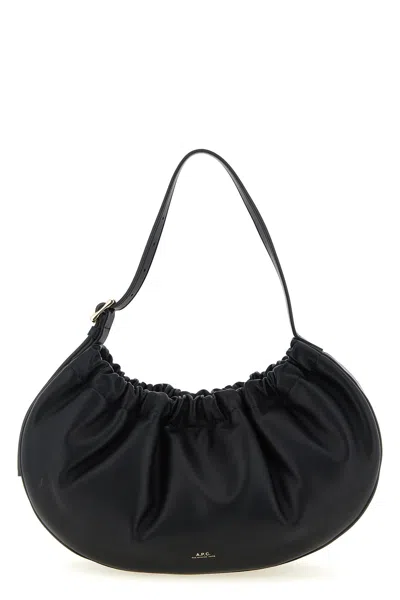 Apc Ninon Hoop Shoulder Bags Black In Black