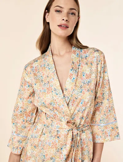 Papinelle Carly Floral Maxi Robe In Multi
