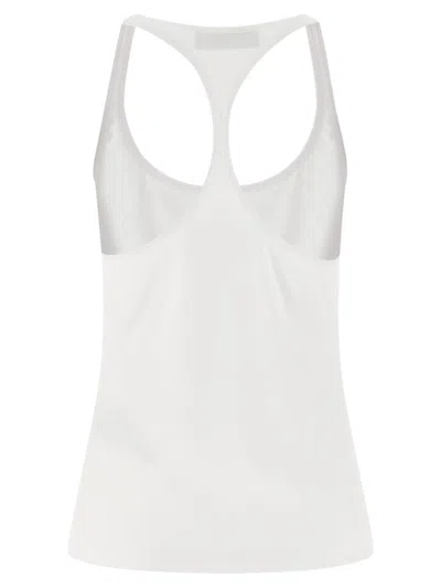 Dsquared2 Embroidery Tank Top Tops White In White