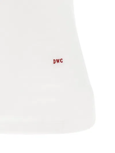 Dsquared2 Embroidery Tank Top Tops White In White