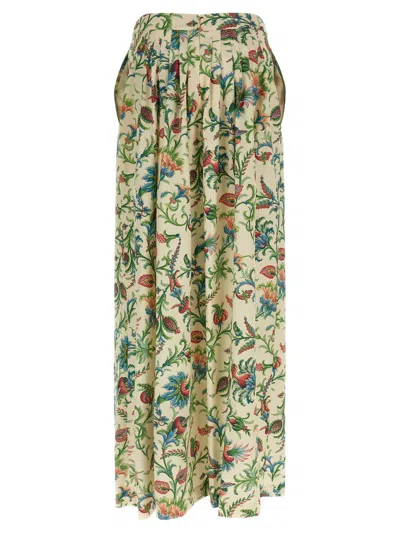 Etro Floral Pattern Skirt Skirts Multicolor In Multi