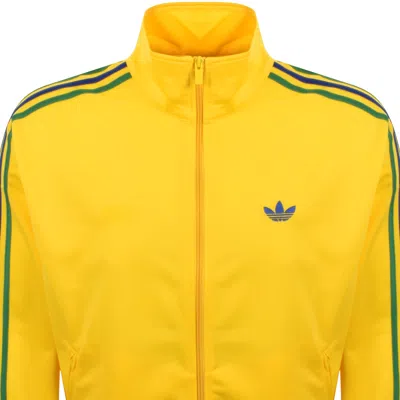 Adidas Originals Firebird Track Top Yellow In Yellow